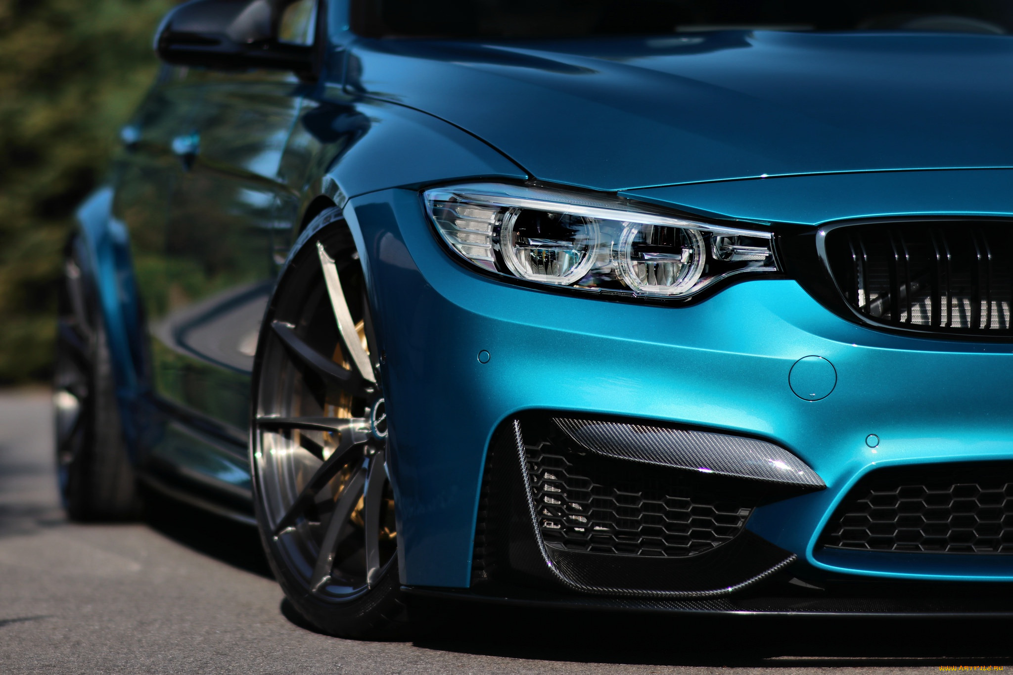 BMW m3 f80 Atlantis Blue